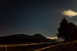 2020年8月28日白樺高原の蓼科第二牧場からの夜空【星空高原】