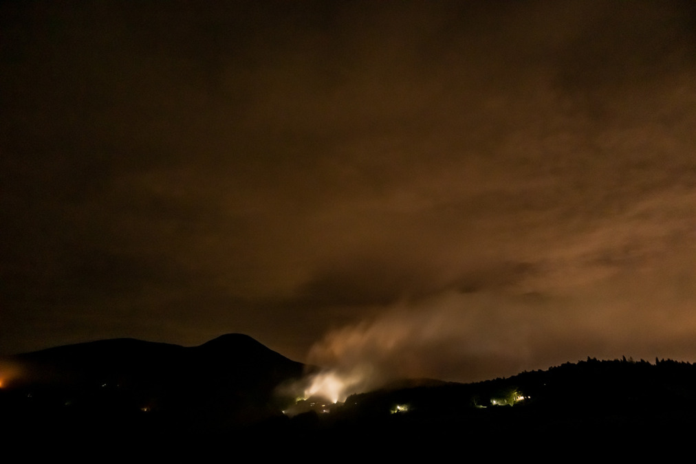 2020年8月22日白樺高原の蓼科第二牧場からの夜空