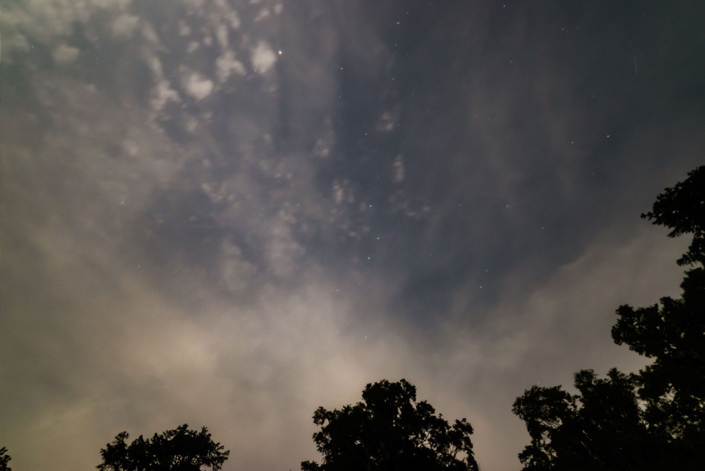 2025年6月8日女神湖畔からの星空