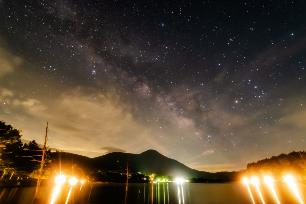 2025年6月21日女神湖畔からの星空