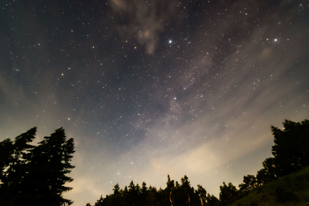 2025年7月3日夢の平展望地からの星空