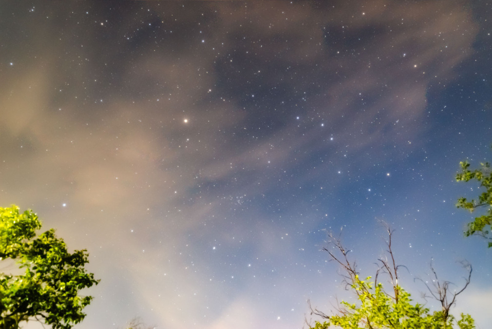 2025年6月27日白樺湖畔からの星空