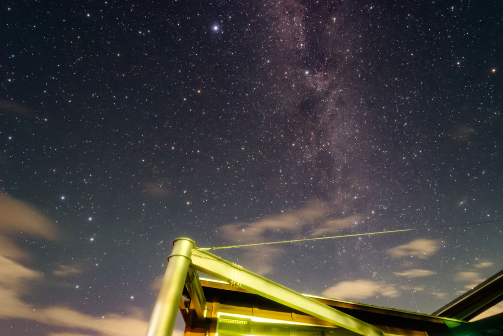 2025年7月20日女神湖畔からの星空